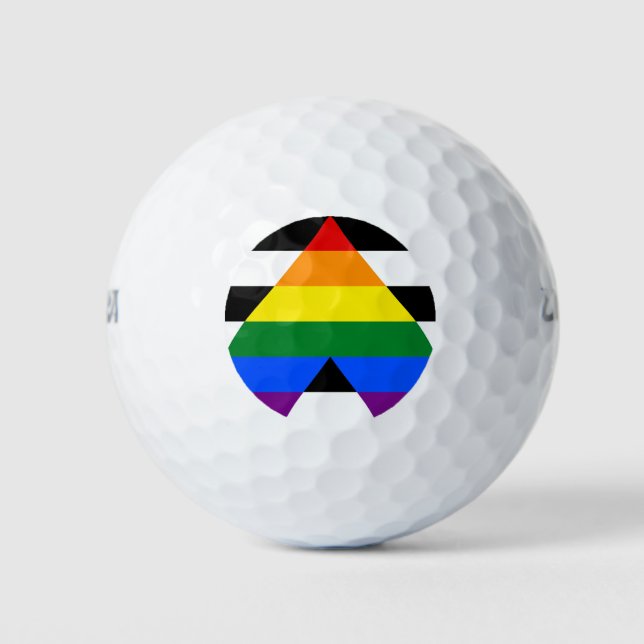 Pelotas De Golf Orgullo de aliado directo (Anverso)