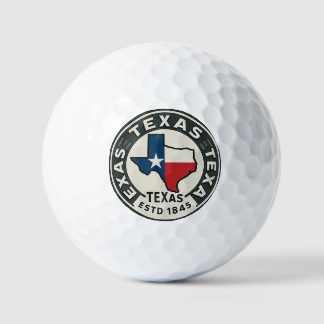 Pelotas De Golf Orgullo del estado de Texas (Anverso)