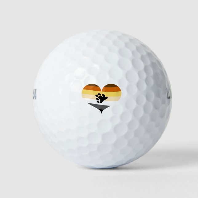 Pelotas De Golf Orgullo del oso (Anverso)