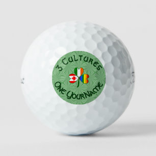 Pelotas De Golf Orgullo Gay Irlanda Canadá Bandera de Trébol Perso