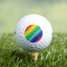 Pelotas De Golf Orgullo lgbtq lgbt color arcoíris patrón