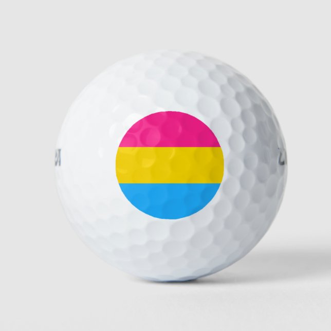 Pelotas De Golf Orgullo Pansexual (Anverso)