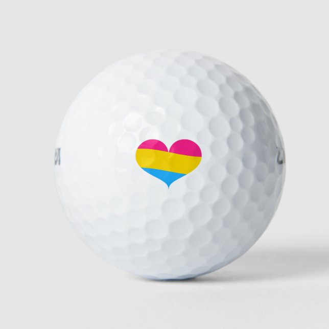 Pelotas De Golf Orgullo Pansexual (Anverso)