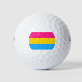 Pelotas De Golf Orgullo Pansexual (Bandera Pan)