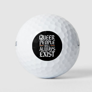 Pelotas De Golf Orgullo queer Queer Orgullo Gente Queer Siempre Ex