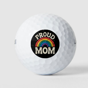 Pelotas De Golf Orgullosa madre LGBTQ Orgullo gay Día de la Madre 