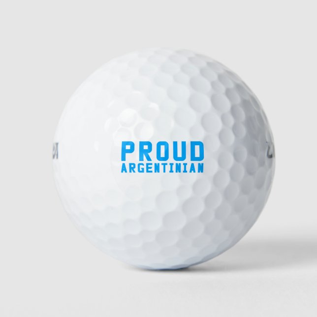 Pelotas De Golf Orgulloso argentino (Anverso)
