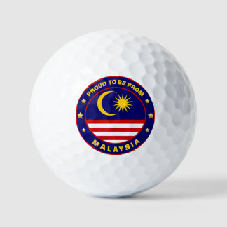 Pelotas De Golf Orgulloso De Ser De Malasia