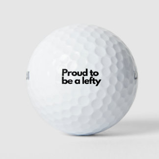 Pelotas De Golf Orgulloso de ser un Lefty