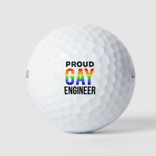 Pelotas De Golf Orgulloso Ingeniero Gay Mes Grado de Ingeniería