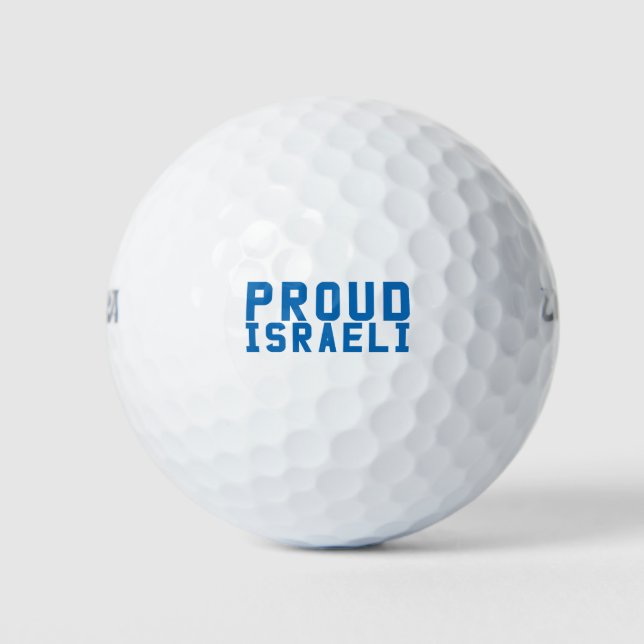 Pelotas De Golf Orgulloso israelí (Anverso)