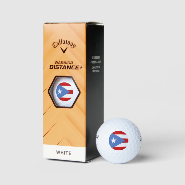 Pelotas de Golf Originales de Puerto Rico (Embalaje)