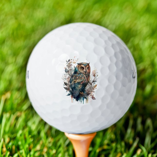 Pelotas De Golf Ornate Owl (Subido por el creador)