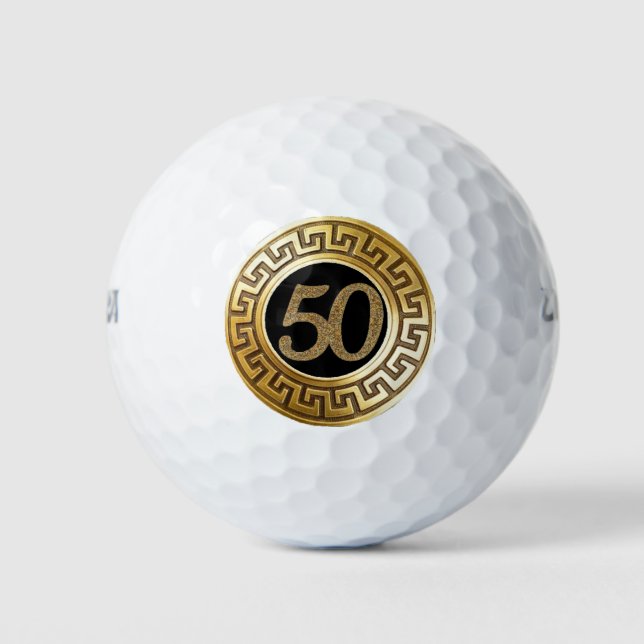 Pelotas De Golf Oro 50 (Anverso)