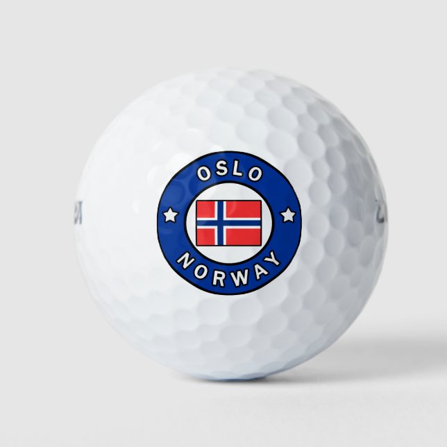 Pelotas De Golf Oslo Noruega (Anverso)