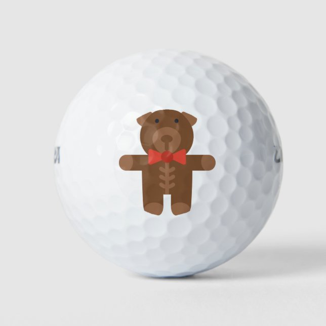 Pelotas De Golf oso de peluche (Anverso)