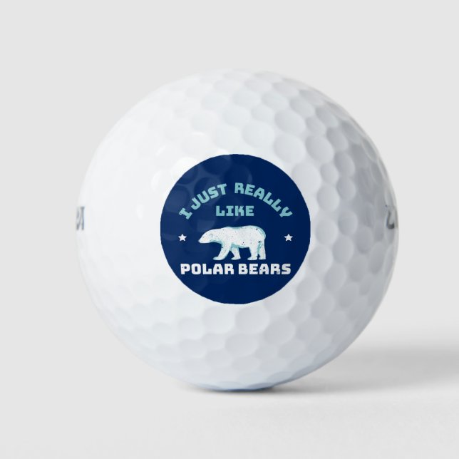 Pelotas De Golf Oso polar (Anverso)