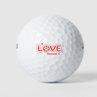 Pelotas De Golf OWRAssist Love Rescues
