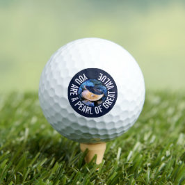 Pelotas De Golf OYSTER Pearl of Great Value Personalizado Christia
