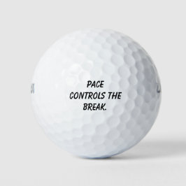 Pelotas De Golf 'Pace Controls The Break' Putting Truth Motivation