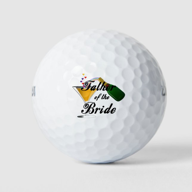 Pelotas De Golf Padre de la novia (Anverso)