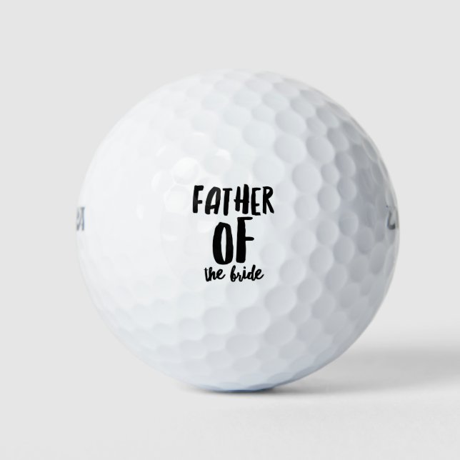 Pelotas De Golf Padre de la novia (Anverso)
