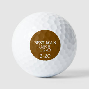 Pelotas De Golf padrino de boda despedida de soltera agregar nombr