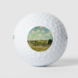 Pelotas De Golf Paisaje Country Meadow (por Alfred Sisley)