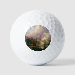 Pelotas De Golf Paisaje de montaña rocosa majestuoso paisaje