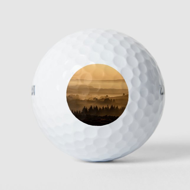 Pelotas De Golf Paisaje de Sunset (Anverso)