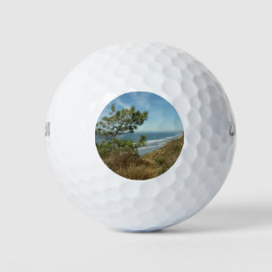 Pelotas De Golf Paisaje de Torrey Pine y costa de California
