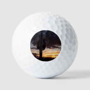 Pelotas De Golf Paisaje del desierto Saguaro Sunset III Arizona