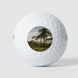 Pelotas De Golf Paisaje italiano con pinos paraguas (Voogd)