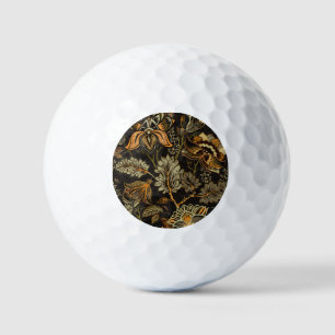 Pelotas De Golf Paisley floral india, patrón étnico sin fisuras.