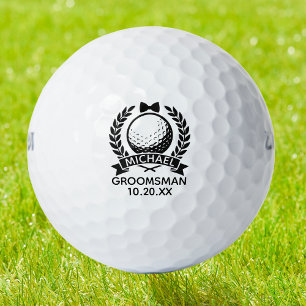 Pelotas De Golf Pajarita para Padrino de Boda Mejor Amigo Personal