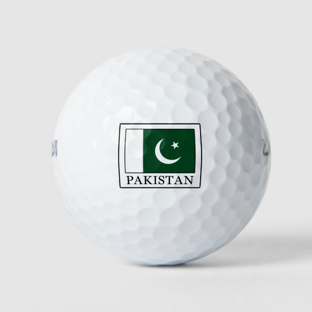 Pelotas De Golf Pakistán (Anverso)