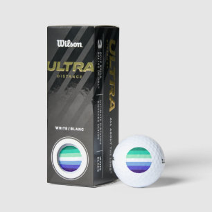 Pelotas De Golf Paleta de la bandera de hombres gays trans-inclusi