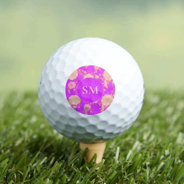 Pelotas De Golf Palm Royale Floral (Camiseta in situ)