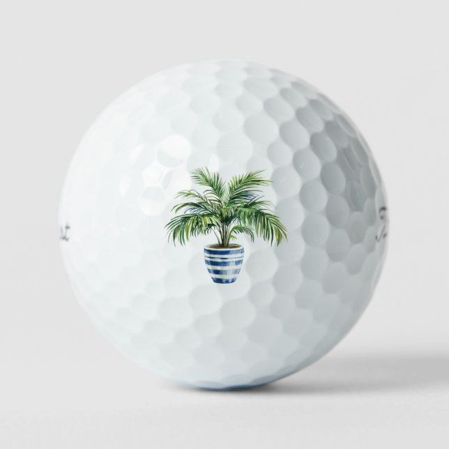 Pelotas De Golf Palm Tree (Anverso)