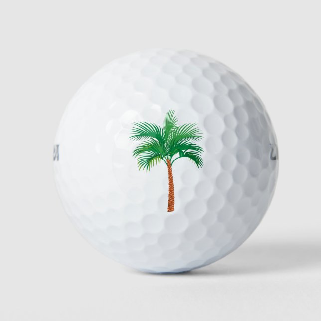 Pelotas De Golf Palm Tree Golf Ball (Anverso)