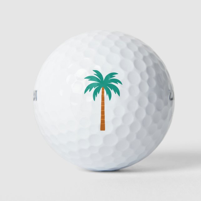 Pelotas De Golf Palmera (Anverso)