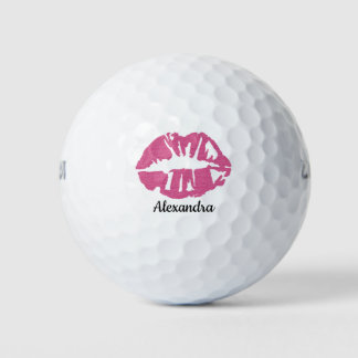 Pelotas De Golf Palo de labios pintado de Purpurina rosa Girly Kis