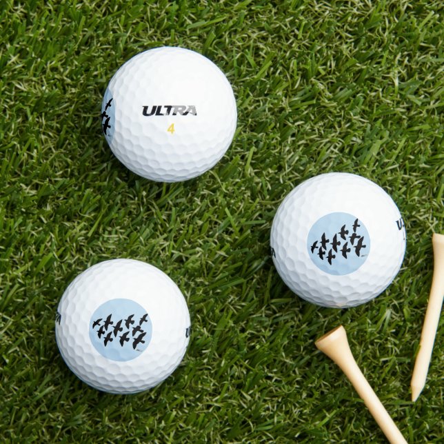 Pelotas De Golf Palomas de vuelo volador (Césped in situ)