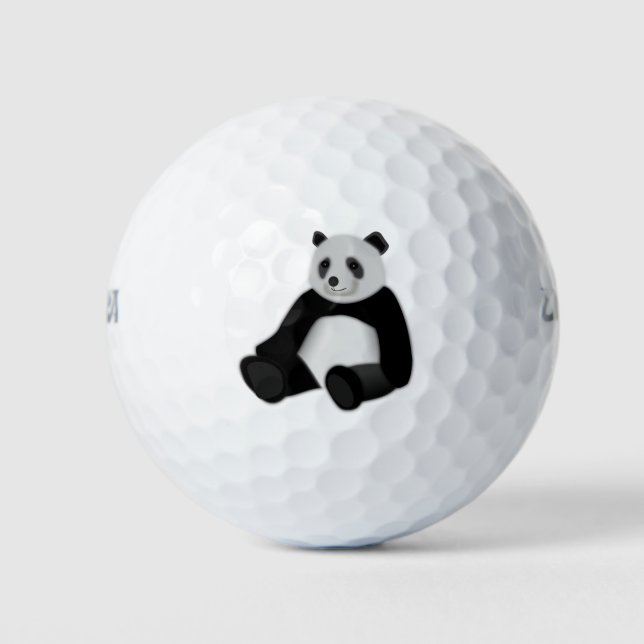 Pelotas De Golf Panda (Anverso)