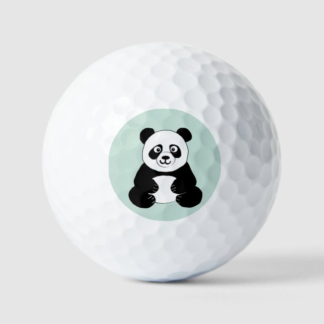 Pelotas De Golf Panda (Anverso)