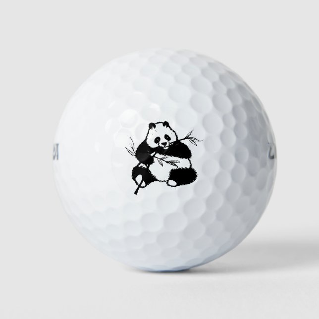 Pelotas De Golf Panda (Anverso)