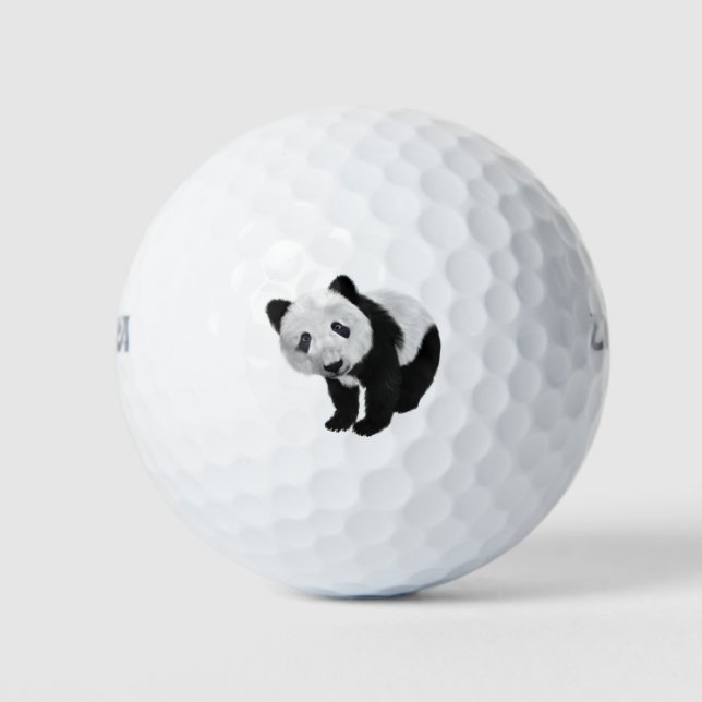 Pelotas De Golf Panda Cub (Anverso)