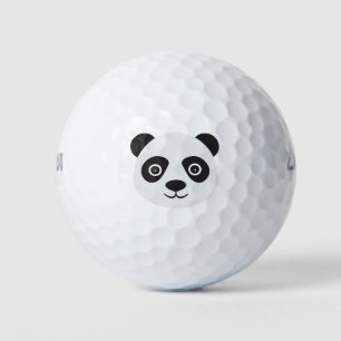 Pelotas De Golf Panda Face Oso Blanco y Negro