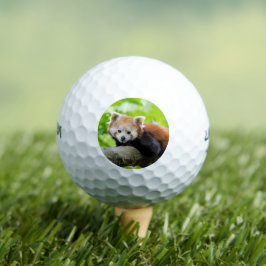 Pelotas De Golf Panda rojo