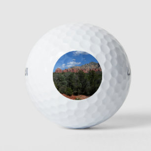 Pelotas De Golf Panorama de rocas rojas en Sedona Arizona